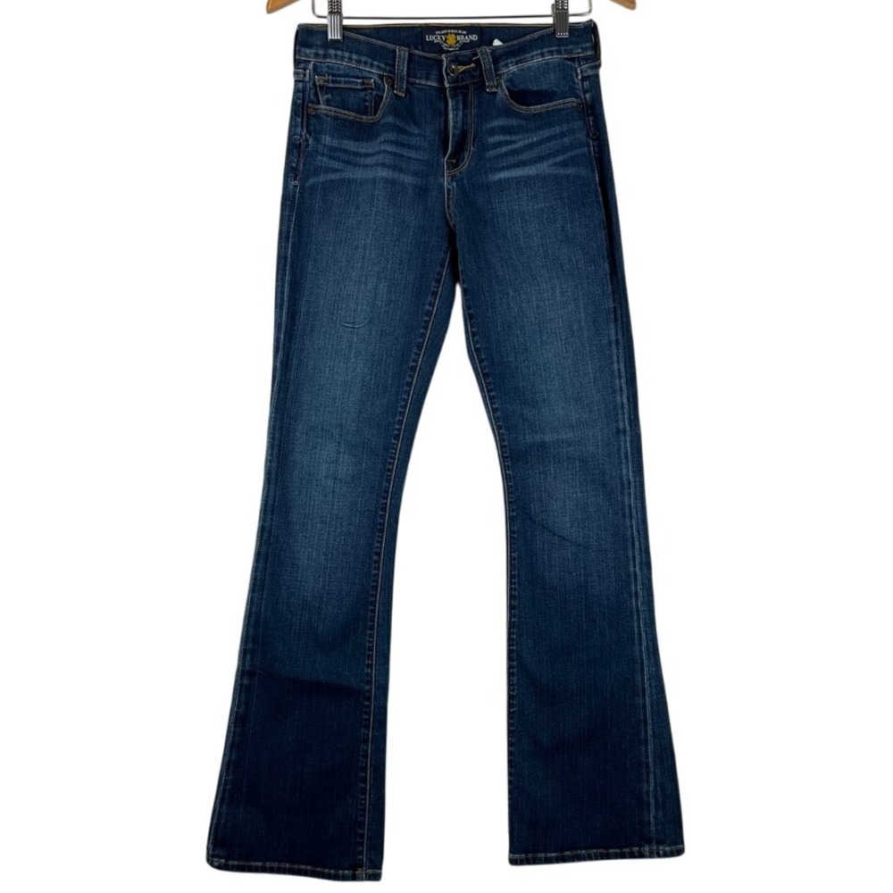 Lucky Brand Sofia Bootcut Jeans Dark Wash Denim Classic Style Womens 4 27